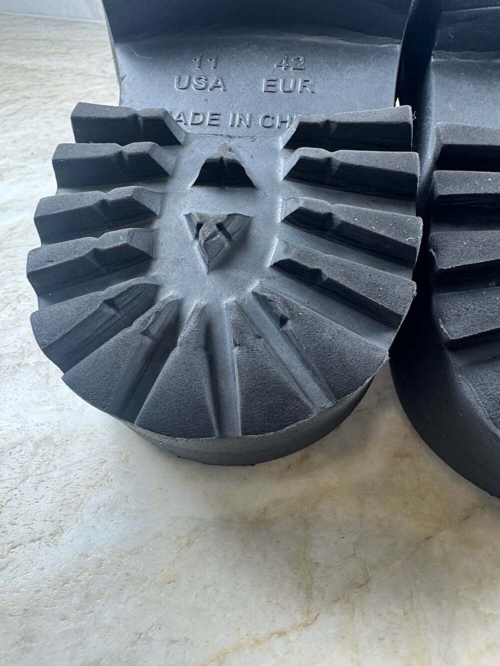 Jeffrey Campbell Summertime Platform Slide Sandals Black Lug Sole Women’s 11 - Picture 10 of 14